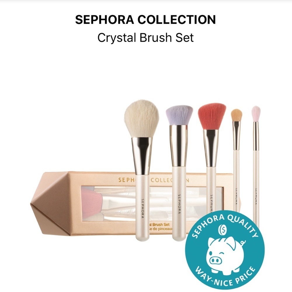 💎 Sephora Collection Crystal Brush Set 💎